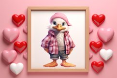 Valentines Day Animals Clipart, Valentines Couple Product Image 3