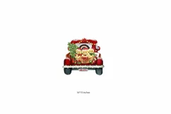 Christmas labrador dogs in a truck, Christmas labrador Product Image 3