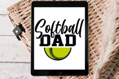 Softball dad svg, softball shirt svg, softball svg Product Image 2