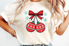 Christmas Ornament Balls Sublimation, Christmas Png Product Image 3