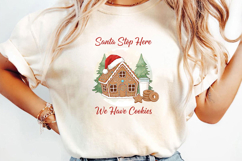 Gingerbread House Christmas Sublimation,Christmas Png Product Image 3