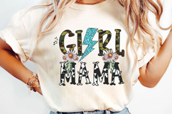 Girl Mama Sublimation, Mother&#039;s Day Png Product Image 3