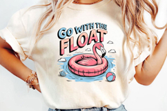 Go With The Float Sublimation, Summer Vibes Png Product Image 3