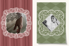 Vintage Lace Frames Clipart Bundle Product Image 5