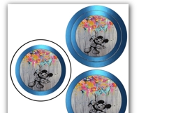 3.5 Inch Button Template Print &amp; Cut Ready 4 inch size Product Image 3