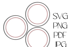 3.5 Inch Button Template Print &amp; Cut Ready 4 inch size Product Image 4