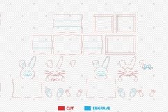 Bunny Basket Gift Box Laser Cut File Svg Product Image 2