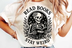 Retro Books Bundle Sublimation, Funny Skull Png Product Image 3