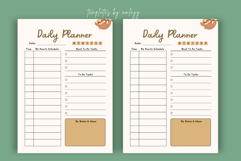 Pastel Daily Planner Template Editable Canva Planner Page Product Image 3