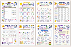 Time Telling Workbook | Printable Clock Learning Workbook Product Image 3