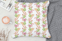 Watercolor Cactus Seamless Pattern Product Image 3