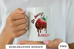 Sweet Strawberry sublimation png Product Image 3