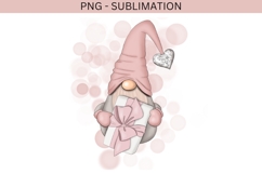 Valentine gnome png design for T-shirts Product Image 3