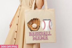 Baseball Mama PNG, Baseball Mama Sublimation PNG Product Image 3