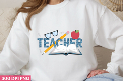 TEACHER PNG, Teacher Sublimation Bundle PNG Product Image 1