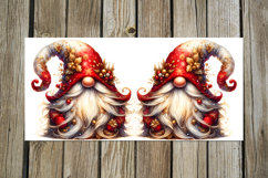 Watercolor Christmas gnome | xmas Sublimation Mug designs PL Product Image 3