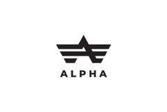 Alpha Letter A Logo Design Vector Product Image 3