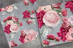 Flowers Scrapbooking Paper | Floral Backgrounds Product Image 4