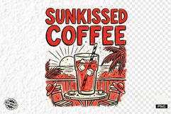 Summer Coffee PNG Sublimation Product Image 1