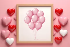 Valentines Day Clipart Love Ballon, Christmas Clipart Product Image 3