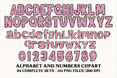 Baby Girl Alphabet, baby girl letters doodle, baby clipart Product Image 3