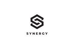 Synergy Letter S logo design vector template Product Image 3