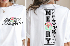 Merry Vibes PNG, Christmas Shirt PNG, Merry Christmas PNG Product Image 3