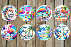 Beach, summer time | Car coaster &amp; key chain designs Product Image 3