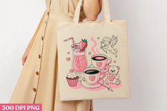 Coffee Valentine&#039;s Day PNG, Cozy Valentine Sublimation P Product Image 1