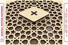 Box Organizer v2 - laser cut file - Glowforge ready SVG Product Image 3