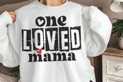One loved mama SVG Product Image 1