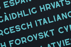 Zink Modern Geometric Display Font Product Image 3