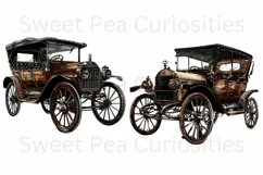 Cars, Elements, Clipart, Ephemera, PNG, Junk journal, Art Product Image 3