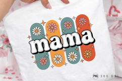 Retro Mama Daisy PNG ,Vintage Retro Mama Daisy PNG Design Product Image 3