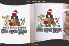 Christmas crochet png design for T-shirts Product Image 3