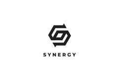 Synergy Letter S logo design vector template Product Image 3