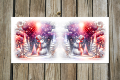 Cute Christmas Snowman | 4 retro Sublimation Mug designs Product Image 3