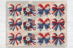 4-th of July. Print &amp; Cut Stickers PNG Product Image 2