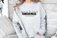 Believe in the power of forgiveness find peace Sleeve SVG Product Image 3
