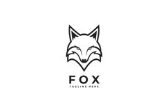 Fox Head Logo Design Vector Illustration Product Image 3