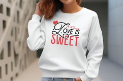 Love is sweet SVG, Valentine&#039;s Day SVG Product Image 3