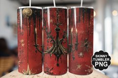 Gothic Christmas Tumbler | Christmas Tumbler Wrap Product Image 1