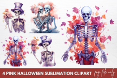 Pink halloween Sublimation Clipart Product Image 1