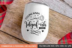Feeling Kinda Idgaf-ish Today Svg Design Product Image 1