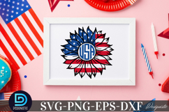 USA SVG, Sunflower SVG Product Image 3
