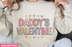 Daddy&#039;s Valentine PNG, Fathers Day Sublimation PNG Product Image 1