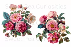Flowers, Junk Journal, PNG, Clipart, Ephemera, Botanical Product Image 3