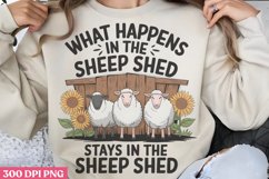 What Happens In The Sheep PNG, Beauty Farm Sublimation PNG Product Image 3