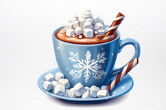 Christmas hot chocolate sublimation PNG Product Image 3