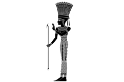 Anuket.Egyptian ancient symbol. Culture.Design element. Product Image 3